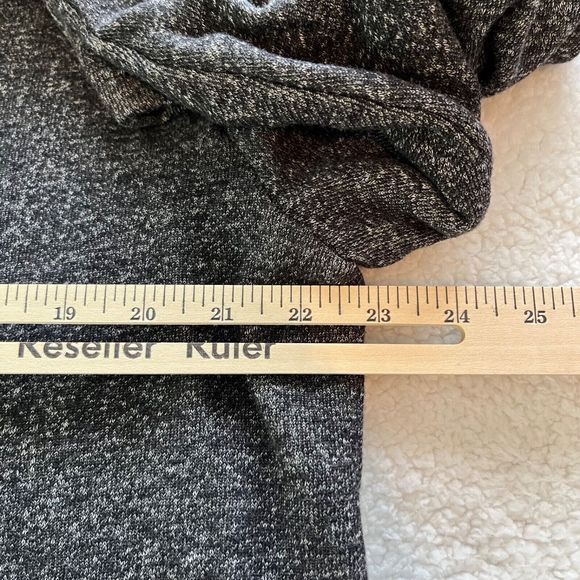 Tommy Bahama Mens Top XL‎ Gray Two Tone Fleece Lounge Sleepwear Sweater Pullover - Picture 7 of 8